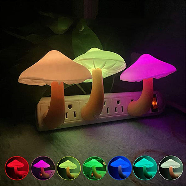 Mushroom Wall Socket Lamp